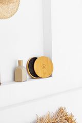 Close up of bamboo sliders.